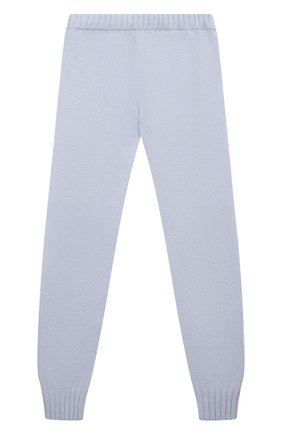 Детские кашемировые брюки GIORGETTI CASHMERE голубого цвета по цене 18250 руб., арт. MB1809/N0 C0STE/8A-14A | Фото 2 Детские кашемировые брюки GIORGETTI CASHMERE голубого цвета, арт. MB1809/N0 C0STE/8A-14A | Фото 2 (Материал внешний: Шерсть, Кашемир; Девочки Кросс-КТ: Брюки-одежда; Ростовка одежда: 10 - 11 лет | 140 - 146см, 12 лет | 152 см, 13 - 15 лет | 158 см, 8 лет | 128 см)