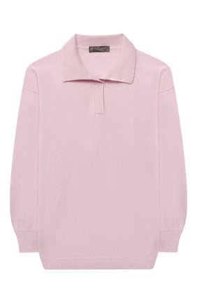 Детский кашемировый пуловер GIORGETTI CASHMERE розового цвета по цене 25450 руб., арт. MB1806/8A-14A | Фото 1 Детский кашемировый пуловер GIORGETTI CASHMERE розового цвета, арт. MB1806/8A-14A | Фото 1 (Материал внешний: Шерсть, Кашемир; Рукава: Длинные; Девочки Кросс-КТ: Пуловер-одежда; Ростовка одежда: 10 - 11 лет | 140 - 146см, 12 лет | 152 см, 13 - 15 лет | 158 см, 8 лет | 128 см)