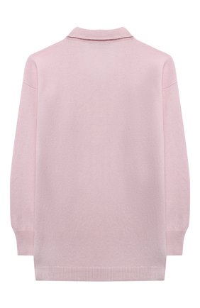 Детский кашемировый пуловер GIORGETTI CASHMERE розового цвета по цене 20750 руб., арт. MB1806/2A-6A | Фото 2 Детский кашемировый пуловер GIORGETTI CASHMERE розового цвета, арт. MB1806/2A-6A | Фото 2 (Материал внешний: Шерсть, Кашемир; Рукава: Длинные; Девочки Кросс-КТ: Пуловер-одежда; Ростовка одежда: 4 года | 104 см, 6 лет | 116 см)