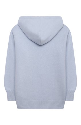 Детский кашемировое худи GIORGETTI CASHMERE голубого цвета по цене 29200 руб., арт. MB1803/8A-14A | Фото 2 Детский кашемировое худи GIORGETTI CASHMERE голубого цвета, арт. MB1803/8A-14A | Фото 2 (Рукава: Длинные; Материал внешний: Кашемир, Шерсть; Девочки Кросс-КТ: Толстовка-одежда; Ростовка одежда: 10 - 11 лет | 140 - 146см, 12 лет | 152 см, 13 - 15 лет | 158 см, 8 лет | 128 см)