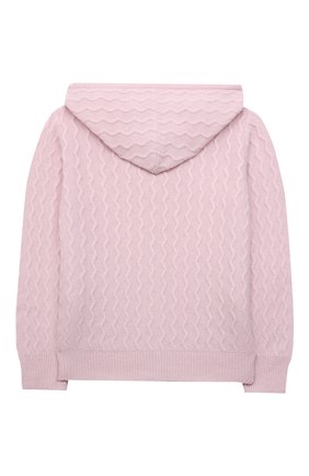 Детский кашемировый кардиган GIORGETTI CASHMERE розового цвета по цене 30700 руб., арт. MB1800/2A-6A | Фото 2 Детский кашемировый кардиган GIORGETTI CASHMERE розового цвета, арт. MB1800/2A-6A | Фото 2 (Материал внешний: Шерсть, Кашемир; Рукава: Длинные; Девочки Кросс-КТ: Кардиган-одежда; Ростовка одежда: 2 года | 92 см, 4 года | 104 см, 6 лет | 116 см)