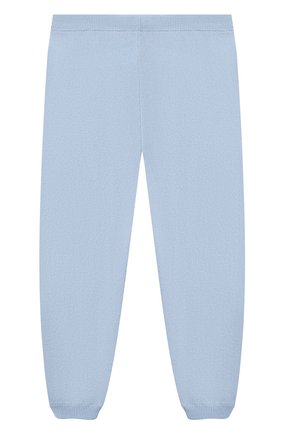 Детские кашемировые джоггеры GIORGETTI CASHMERE голубого цвета по цене 11300 руб., арт. MB1683/2A-6A | Фото 1 Детские кашемировые джоггеры GIORGETTI CASHMERE голубого цвета, арт. MB1683/2A-6A | Фото 1 (Материал внешний: Кашемир, Шерсть; Девочки Кросс-КТ: Брюки-одежда, Джоггеры-одежда; Ростовка одежда: 2 года | 92 см, 4 года | 104 см, 6 лет | 116 см)