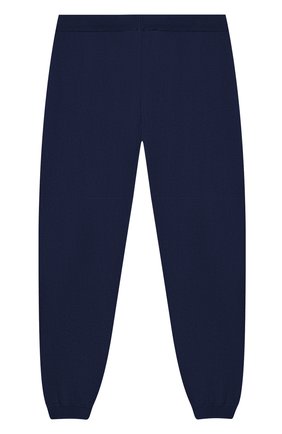 Детские кашемировые джоггеры GIORGETTI CASHMERE темно-синего цвета по цене 10950 руб., арт. MB1683/2A-6A | Фото 2 Детские кашемировые джоггеры GIORGETTI CASHMERE темно-синего цвета, арт. MB1683/2A-6A | Фото 2 (Материал внешний: Кашемир, Шерсть; Девочки Кросс-КТ: Брюки-одежда, Джоггеры-одежда; Ростовка одежда: 2 года | 92 см, 4 года | 104 см, 6 лет | 116 см)