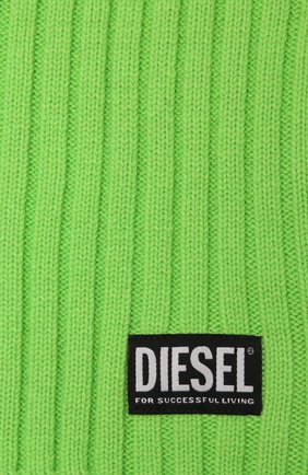 Детский шарф-снуд из шерсти и хлопка DIESEL зеленого цвета по цене 0 руб., арт. J00221-KYASM | Фото 3 Детский шарф-снуд из шерсти и хлопка DIESEL зеленого цвета, арт. J00221-KYASM | Фото 3 (Материал: Текстиль, Шерсть, Хлопок)