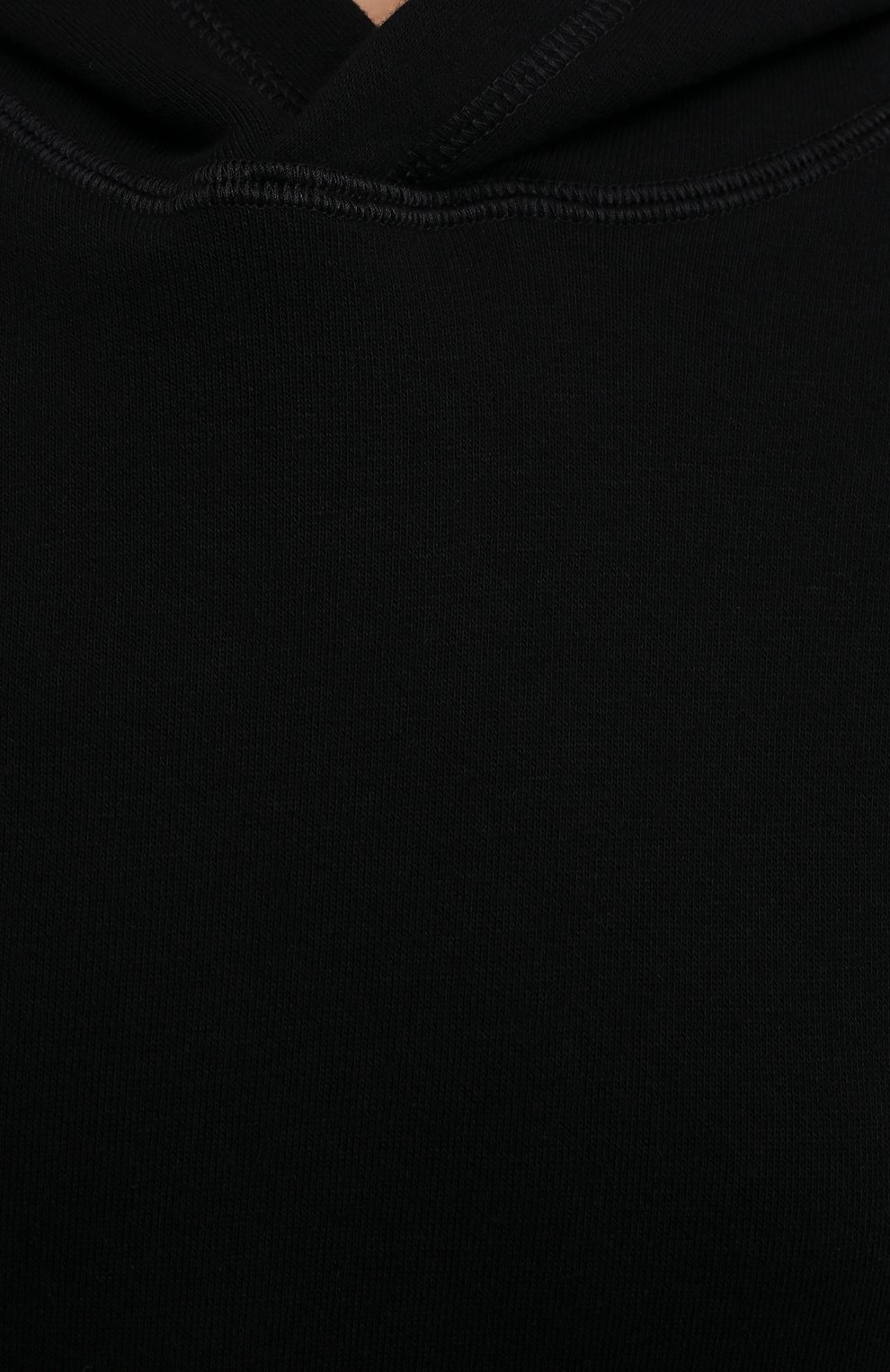 Женский хлопковое худи THE ROW черного цвета, арт. 5853K387 | Фото 5 (Рукава: Длинные; Длина (для топов): Стандартные; Материал внешний: Хлопок; Стили: Спорт-шик; Женское Кросс-КТ: Худи-одежда)