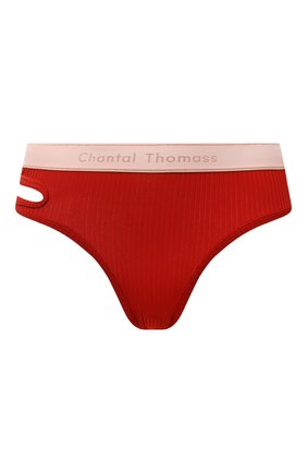 Женские трусы-стринги CHANTAL THOMASS красного цвета по цене 4600 руб., арт. T05C80 | Фото 1 Женские трусы-стринги CHANTAL THOMASS красного цвета, арт. T05C80 | Фото 1 (Материал внешний: Синтетический материал)