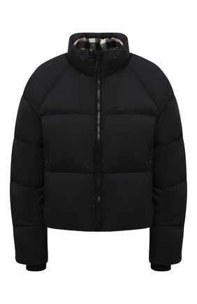 Женская пуховая куртка BURBERRY черного цвета по цене 100000 руб., арт. 8044730 | Фото 1 Женская пуховая куртка BURBERRY черного цвета, арт. 8044730 | Фото 1 (Материал утеплителя: Пух и перо; Рукава: Длинные; Материал внешний: Синтетический материал; Материал подклада: Синтетический материал; Длина (верхняя одежда): Короткие; Стили: Спорт-шик; Женское Кросс-КТ: Пуховик-куртка)