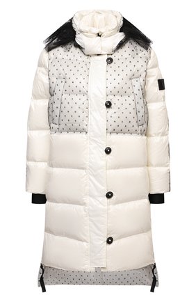 Женский пуховик REDVALENTINO белого цвета по цене 104500 руб., арт. WR0CP00G/668 | Фото 1 Женский пуховик REDVALENTINO белого цвета, арт. WR0CP00G/668 | Фото 1 (Материал утеплителя: Пух и перо; Материал внешний: Синтетический материал; Материал подклада: Синтетический материал; Стили: Спорт-шик; Кросс-КТ: Пуховик; Длина (верхняя одежда): До колена; Рукава: Длинные)