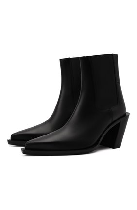 Женские кожаные ботильоны ACNE STUDIOS черного цвета по цене 56550 руб., арт. AD0438 | Фото 1 Женские кожаные ботильоны ACNE STUDIOS черного цвета, арт. AD0438 | Фото 1 (Каблук высота: Высокий; Материал внутренний: Натуральная кожа; Подошва: Плоская; Каблук тип: Устойчивый; Материал внешний: Кожа)