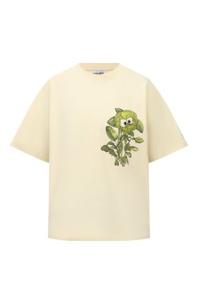 Женская хлопковая футболка KENZO разноцветного цвета по цене 15150 руб., арт. FB62TS6944SB | Фото 1 Женская хлопковая футболка KENZO разноцветного цвета, арт. FB62TS6944SB | Фото 1 (Материал внешний: Хлопок; Длина (для топов): Стандартные; Рукава: Короткие; Стили: Спорт-шик; Принт: С принтом; Женское Кросс-КТ: Футболка-одежда)