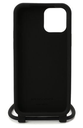 Чехол для iphone 12/12 pro BOTTEGA VENETA черного цвета по цене 13050 руб., арт. 680029/V0EY0 | Фото 2 Чехол для iphone 12/12 pro BOTTEGA VENETA черного цвета, арт. 680029/V0EY0 | Фото 2
