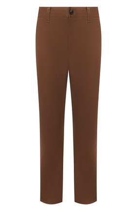 Мужские хлопковые брюки BURBERRY светло-коричневого цвета, арт. 8044294 | Фото 1 (Материал внешний: Хлопок; Длина (брюки, джинсы): Стандартные; Случай: Повседневный; Стили: Кэжуэл)