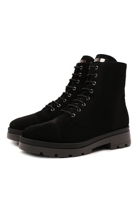 Мужские замшевые ботинки jerico GIUSEPPE ZANOTTI DESIGN черного цвета по цене 84150 руб., арт. IU10024/001 | Фото 1 Мужские замшевые ботинки jerico GIUSEPPE ZANOTTI DESIGN черного цвета, арт. IU10024/001 | Фото 1 (Материал утеплителя: Натуральный мех; Подошва: Массивная; Мужское Кросс-КТ: Ботинки-обувь, зимние ботинки; Материал внешний: Замша)