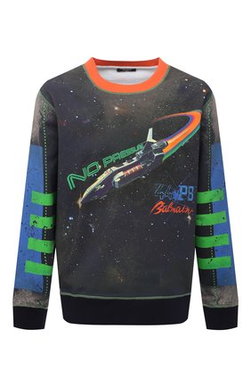 Мужской хлопковый свитшот BALMAIN разноцветного цвета по цене 87750 руб., арт. WH0JS001/G114 | Фото 1 Мужской хлопковый свитшот BALMAIN разноцветного цвета, арт. WH0JS001/G114 | Фото 1 (Материал внешний: Хлопок; Длина (для топов): Стандартные; Рукава: Длинные; Мужское Кросс-КТ: свитшот-одежда; Принт: С принтом; Стили: Спорт-шик)