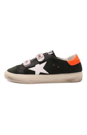 Детские замшевые кеды superstar GOLDEN GOOSE DELUXE BRAND хаки цвета по цене 27750 руб., арт. GTF00198.F002040 | Фото 2 Детские замшевые кеды superstar GOLDEN GOOSE DELUXE BRAND хаки цвета, арт. GTF00198.F002040 | Фото 2 (Материал внутренний: Натуральная кожа)