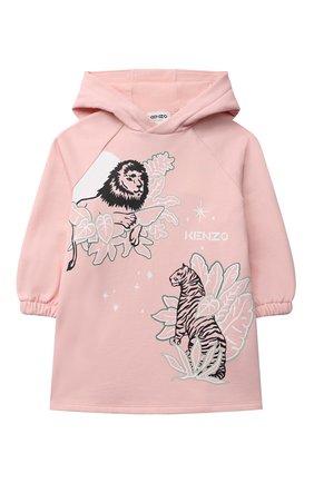 Детское хлопковое платье KENZO розового цвета по цене 14250 руб., арт. K12067 | Фото 1 Детское хлопковое платье KENZO розового цвета, арт. K12067 | Фото 1 (Материал внешний: Синтетический материал, Хлопок; Рукава: Длинные; Девочки Кросс-КТ: Платье-одежда; Случай: Повседневный; Ростовка одежда: 3 года | 98 см, 4 года | 104 см, 5 лет | 110 см, 6 лет | 116 см)