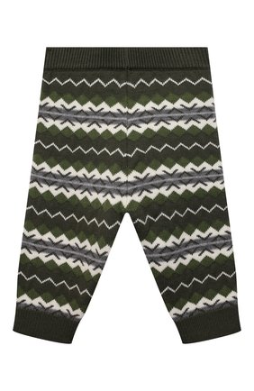 Детские шерстяные брюки BURBERRY хаки цвета по цене 25500 руб., арт. 8043956 | Фото 2 Детские шерстяные брюки BURBERRY хаки цвета, арт. 8043956 | Фото 2 (Материал внешний: Шерсть)