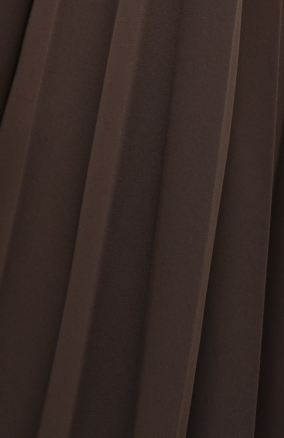 Женская плиссированная юбка BALENCIAGA коричневого цвета, арт. 675570/TG014 | Фото 5 (Стили: Гламурный; Женское Кросс-КТ: юбка-плиссе, Юбка-одежда; Материал внешний: Синтетический материал; Длина Ж (юбки, платья, шорты): Миди)