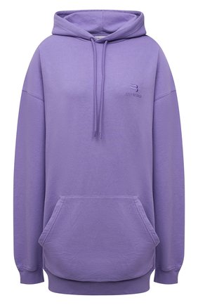 Женский хлопковое худи BALENCIAGA сиреневого цвета по цене 53550 руб., арт. 578135/TLVA1 | Фото 1 Женский хлопковое худи BALENCIAGA сиреневого цвета, арт. 578135/TLVA1 | Фото 1 (Рукава: Длинные; Длина (для топов): Удлиненные; Материал внешний: Хлопок; Стили: Спорт-шик; Женское Кросс-КТ: Худи-одежда)