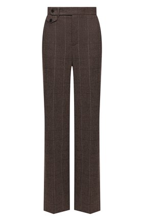 Женские шерстяные брюки RALPH LAUREN коричневого цвета по цене 109000 руб., арт. 290858182 | Фото 1 Женские шерстяные брюки RALPH LAUREN коричневого цвета, арт. 290858182 | Фото 1 (Длина (брюки, джинсы): Удлиненные; Материал внешний: Шерсть; Стили: Спорт-шик; Женское Кросс-КТ: Брюки-одежда; Силуэт Ж (брюки и джинсы): Широкие)