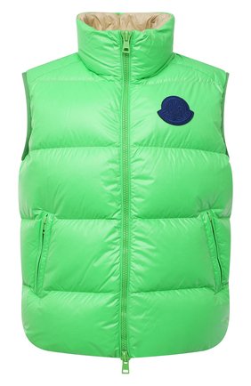 Мужской пуховый жилет sumida 2 moncler 1952 MONCLER GENIUS зеленого цвета по цене 66700 руб., арт. G2-092-1A000-34-53A0E | Фото 1 Мужской пуховый жилет sumida 2 moncler 1952 MONCLER GENIUS зеленого цвета, арт. G2-092-1A000-34-53A0E | Фото 1 (Материал подклада: Синтетический материал; Материал внешний: Синтетический материал; Материал утеплителя: Пух и перо; Кросс-КТ: Куртка, Пуховик; Стили: Спорт-шик)