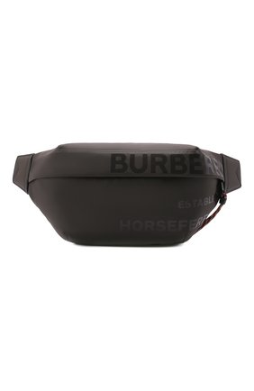 Мужская поясная сумка sonny BURBERRY серого цвета по цене 69100 руб., арт. 8043705 | Фото 1 Мужская поясная сумка sonny BURBERRY серого цвета, арт. 8043705 | Фото 1 (Материал: Текстиль; Ремень/цепочка: На ремешке; Размер: medium)