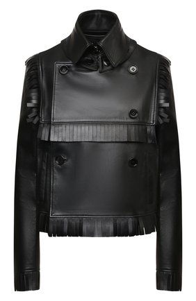 Женская кожаная куртка BURBERRY черного цвета по цене 425000 руб., арт. 8046701 | Фото 1 Женская кожаная куртка BURBERRY черного цвета, арт. 8046701 | Фото 1 (Длина (верхняя одежда): Короткие; Рукава: Длинные; Материал подклада: Купро; Стили: Гламурный; Женское Кросс-КТ: Замша и кожа; Кросс-КТ: Куртка)