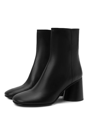 Женские кожаные ботильоны ACNE STUDIOS черного цвета по цене 51350 руб., арт. AD0428 | Фото 1 Женские кожаные ботильоны ACNE STUDIOS черного цвета, арт. AD0428 | Фото 1 (Каблук высота: Высокий; Подошва: Плоская; Материал внутренний: Натуральная кожа; Каблук тип: Устойчивый)