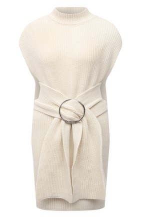 Женский шерстяной жилет DRIES VAN NOTEN кремвого цвета по цене 45400 руб., арт. 212-011286-3703 | Фото 1 Женский шерстяной жилет DRIES VAN NOTEN кремвого цвета, арт. 212-011286-3703 | Фото 1 (Материал внешний: Шерсть; Стили: Кэжуэл; Кросс-КТ: Трикотаж; Женское Кросс-КТ: Жилет-одежда; Длина (верхняя одежда): До середины бедра)