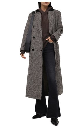 Женский кашемировое худи DRIES VAN NOTEN коричневого цвета по цене 94750 руб., арт. 212-011225-3701 | Фото 2 Женский кашемировое худи DRIES VAN NOTEN коричневого цвета, арт. 212-011225-3701 | Фото 2 (Длина (для топов): Удлиненные; Материал внешний: Шерсть, Кашемир; Рукава: Длинные; Стили: Кэжуэл; Женское Кросс-КТ: Худи-одежда)
