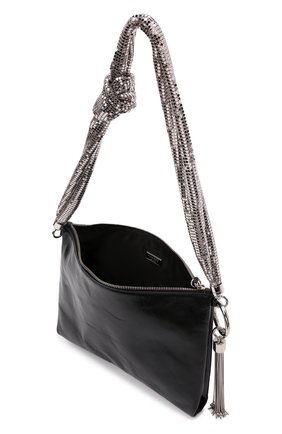 Женская сумка callie JIMMY CHOO черного цвета по цене 0 руб., арт. CALLIE SH0ULDER/JFD | Фото 5 Женская сумка callie JIMMY CHOO черного цвета, арт. CALLIE SH0ULDER/JFD | Фото 5 (Ошибки технического описания: Нет ширины; Сумки-технические: Сумки top-handle; Материал: Натуральная кожа; Размер: mini)