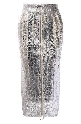 Женская юбка BALMAIN серебряного цвета по цене 144000 руб., арт. WF0LD072/K313 | Фото 1 Женская юбка BALMAIN серебряного цвета, арт. WF0LD072/K313 | Фото 1 (Материал внешний: Лиоцелл, Шерсть; Длина Ж (юбки, платья, шорты): Миди; Стили: Гламурный; Кросс-КТ: Трикотаж)