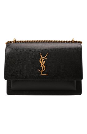 Женская сумка sunset medium SAINT LAURENT черного цвета по цене 156000 руб., арт. 442906/H3Z0W | Фото 1 Женская сумка sunset medium SAINT LAURENT черного цвета, арт. 442906/H3Z0W | Фото 1 (Материал: Натуральная кожа; Размер: medium; Ремень/цепочка: На ремешке; Сумки-технические: Сумки через плечо)