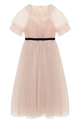 Детское платье DESIGNERS CAT розового цвета по цене 36150 руб., арт. 100000K01000943/10A-12A | Фото 2 Детское платье DESIGNERS CAT розового цвета, арт. 100000K01000943/10A-12A | Фото 2 (Материал внешний: Синтетический материал; Материал подклада: Хлопок; Рукава: Короткие)