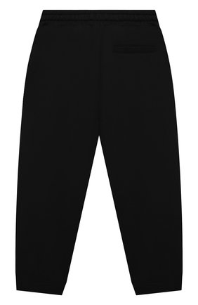 Детские хлопковые джоггеры DOLCE & GABBANA черного цвета по цене 23450 руб., арт. L4JPDY/G7BMB/8-14 | Фото 2 Детские хлопковые джоггеры DOLCE & GABBANA черного цвета, арт. L4JPDY/G7BMB/8-14 | Фото 2 (Материал внешний: Хлопок)