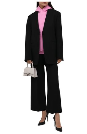 Женский хлопковое худи BALENCIAGA розового цвета по цене 55200 руб., арт. 675003/TLV97 | Фото 2 Женский хлопковое худи BALENCIAGA розового цвета, арт. 675003/TLV97 | Фото 2 (Длина (для топов): Стандартные; Материал внешний: Хлопок; Рукава: Длинные; Женское Кросс-КТ: Худи-одежда; Стили: Спорт-шик)