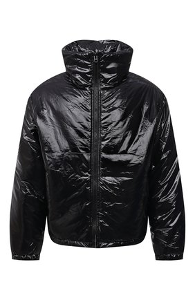 Мужская утепленная куртка ACNE STUDIOS черного цвета, арт. C90066/M | Фото 1 (Материал внешний: Синтетический материал; Длина (верхняя одежда): Короткие; Рукава: Длинные; Материал подклада: Синтетический материал; Кросс-КТ: Куртка; Мужское Кросс-КТ: утепленные куртки; Стили: Гранж)