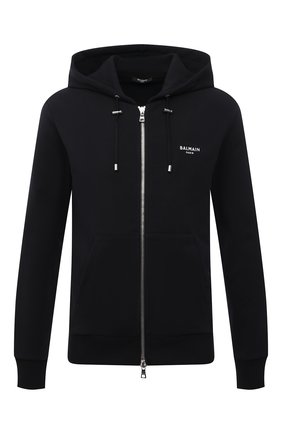 Мужской хлопковая толстовка BALMAIN черного цвета по цене 78000 руб., арт. WH0JX000/B150 | Фото 1 Мужской хлопковая толстовка BALMAIN черного цвета, арт. WH0JX000/B150 | Фото 1 (Рукава: Длинные; Длина (для топов): Стандартные; Материал внешний: Хлопок; Мужское Кросс-КТ: Толстовка-одежда; Стили: Спорт-шик)