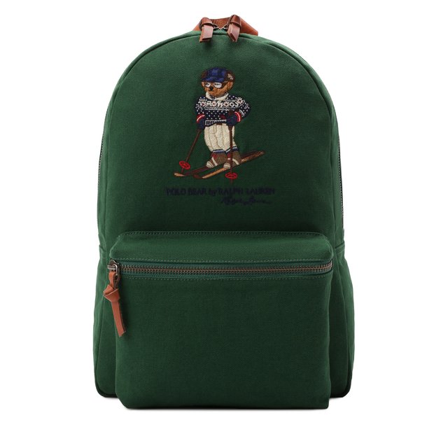 Текстильный рюкзак Polo Ralph Lauren 405851428, цвет зелёный, размер NS