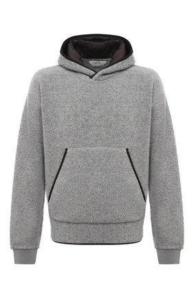 Мужской худи Z ZEGNA серого цвета по цене 38750 руб., арт. VY430/ZZ842 | Фото 1 Мужской худи Z ZEGNA серого цвета, арт. VY430/ZZ842 | Фото 1 (Материал внешний: Шерсть; Длина (для топов): Стандартные; Рукава: Длинные; Мужское Кросс-КТ: Худи-одежда; Принт: Без принта; Стили: Кэжуэл)