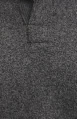 Мужской шерстяной свитер ZEGNA COUTURE темно-серого цвета, арт. CYY52/BS2 | Фото 5 (Материал внешний: Шерсть; Рукава: Длинные; Принт: Без принта; Длина (для топов): Стандартные; Мужское Кросс-КТ: Свитер-одежда; Стили: Кэжуэл)
