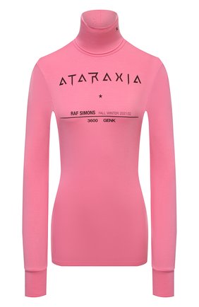 Женская водолазка RAF SIMONS розового цвета по цене 28250 руб., арт. 212-W147-19016 | Фото 1 Женская водолазка RAF SIMONS розового цвета, арт. 212-W147-19016 | Фото 1 (Материал внешний: Синтетический материал; Длина (для топов): Стандартные; Рукава: Длинные; Женское Кросс-КТ: Водолазка-одежда; Стили: Спорт-шик)