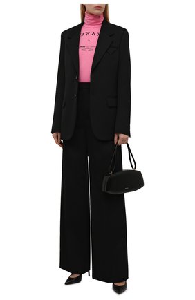 Женская водолазка RAF SIMONS розового цвета по цене 28250 руб., арт. 212-W147-19016 | Фото 2 Женская водолазка RAF SIMONS розового цвета, арт. 212-W147-19016 | Фото 2 (Материал внешний: Синтетический материал; Длина (для топов): Стандартные; Рукава: Длинные; Женское Кросс-КТ: Водолазка-одежда; Стили: Спорт-шик)