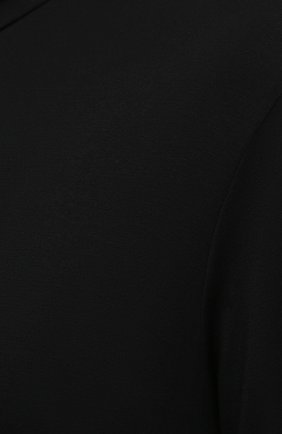 Женское платье RAF SIMONS черного цвета, арт. 212-W459-19016 | Фото 5 (Рукава: Длинные; Случай: Повседневный; Материал внешний: Синтетический материал; Кросс-КТ: Трикотаж; Длина Ж (юбки, платья, шорты): Миди; Женское Кросс-КТ: Платье-одежда; Стили: Кэжуэл)