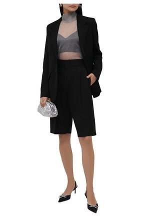 Женская водолазка DOLCE & GABBANA серого цвета по цене 66200 руб., арт. FXE94T/JCMP3 | Фото 2 Женская водолазка DOLCE & GABBANA серого цвета, арт. FXE94T/JCMP3 | Фото 2 (Рукава: Длинные; Материал внешний: Синтетический материал; Длина (для топов): Удлиненные; Женское Кросс-КТ: Водолазка-одежда; Стили: Гламурный)