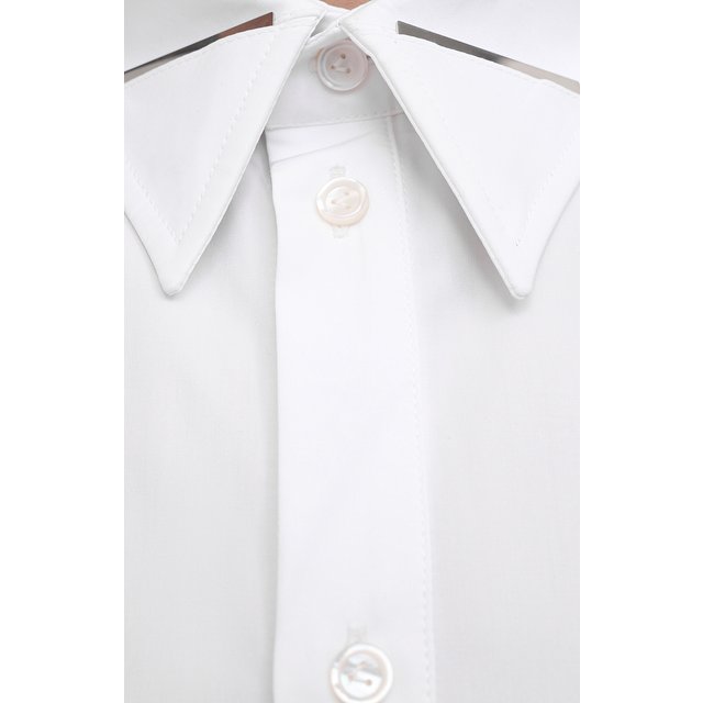 фото Хлопковая рубашка bottega veneta