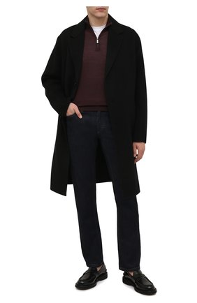 Мужской шерстяной джемпер ERMENEGILDO ZEGNA бордового цвета по цене 66850 руб., арт. UYM00/125 | Фото 2 Мужской шерстяной джемпер ERMENEGILDO ZEGNA бордового цвета, арт. UYM00/125 | Фото 2 (Материал внешний: Шерсть; Рукава: Длинные; Длина (для топов): Стандартные; Мужское Кросс-КТ: Джемперы; Принт: Без принта; Вырез: Круглый; Стили: Кэжуэл)