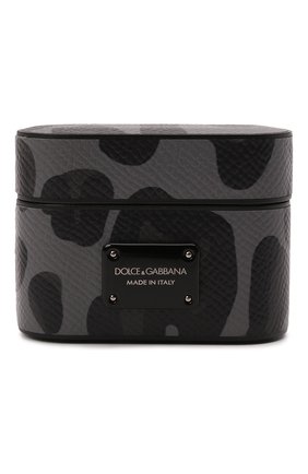 Кожаный чехол для airpods pro DOLCE & GABBANA серого цвета по цене 16200 руб., арт. BP2816/AZ657 | Фото 1 Кожаный чехол для airpods pro DOLCE & GABBANA серого цвета, арт. BP2816/AZ657 | Фото 1 (Женское Кросс-КТ: Кожа AirPods)