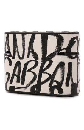 Кожаный чехол для airpods pro DOLCE & GABBANA белого цвета по цене 16200 руб., арт. BP2816/AZ657 | Фото 2 Кожаный чехол для airpods pro DOLCE & GABBANA белого цвета, арт. BP2816/AZ657 | Фото 2 (Женское Кросс-КТ: Кожа AirPods)