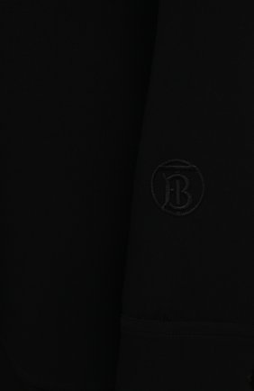 Женский кардиган из вискозы BURBERRY черного цвета, арт. 8044668 | Фото 5 (Рукава: Длинные; Длина (для топов): Удлиненные; Материал внешний: Вискоза; Женское Кросс-КТ: Кардиган-одежда; Стили: Кэжуэл)